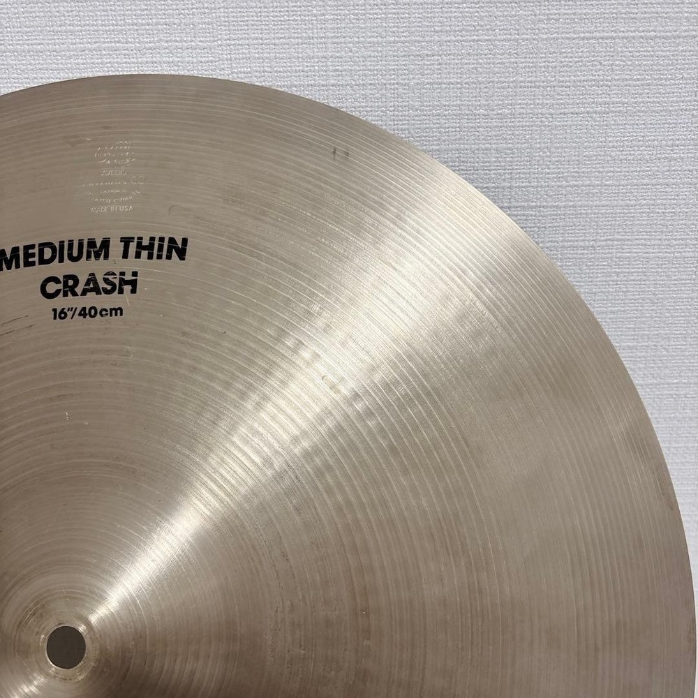 Zildjian 16 Inch Medium Thin Crash Cymbal Drum