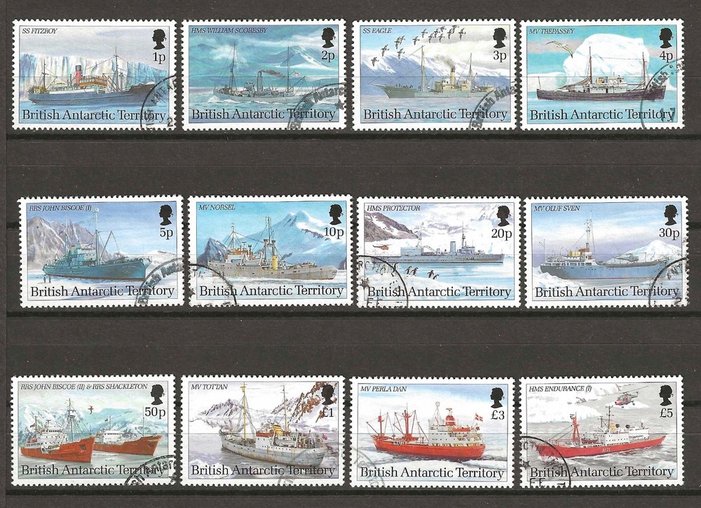 BRITISH ANTARCTIC TERRITORY 1993 SG 218/229 USED