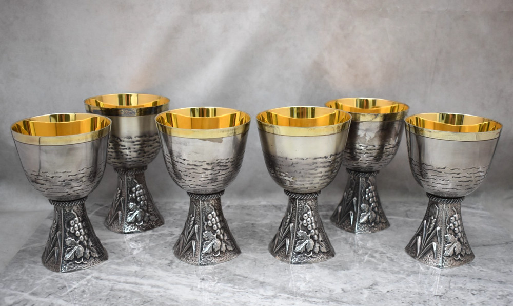 Older Communion Cups, Made in Spain, 6 1/4" ht. *Select Quantity* (CU2229)