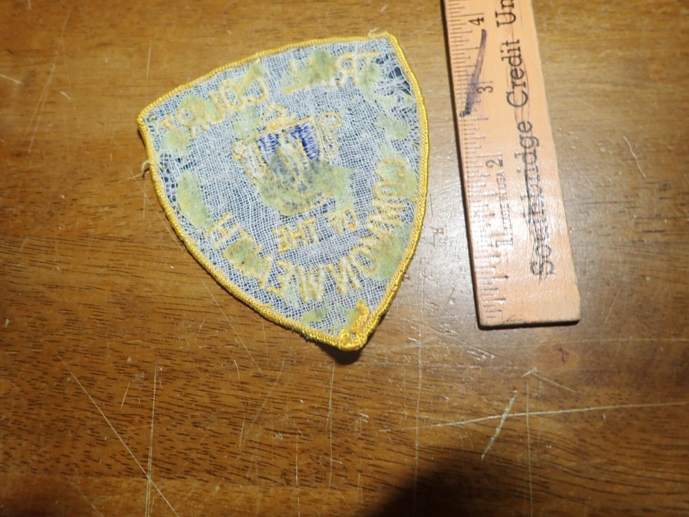COMMONWEALTH MASSACHUSETTS COURTS EARLY OBSOLETE PATCH BX R#10