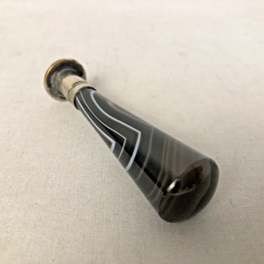Antique German Banded Agate Stone Wax Seal.