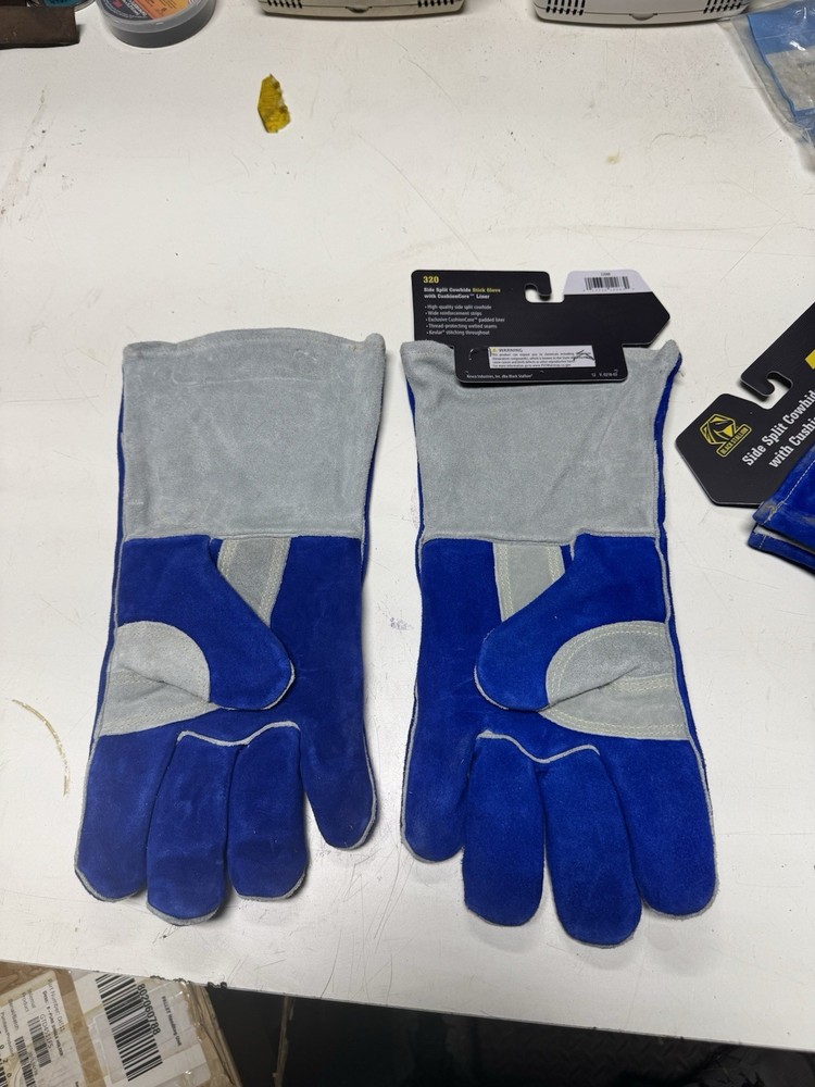 Black Stallion 320 CushionCore Split Cowhide Stick Welding Gloves X-Large