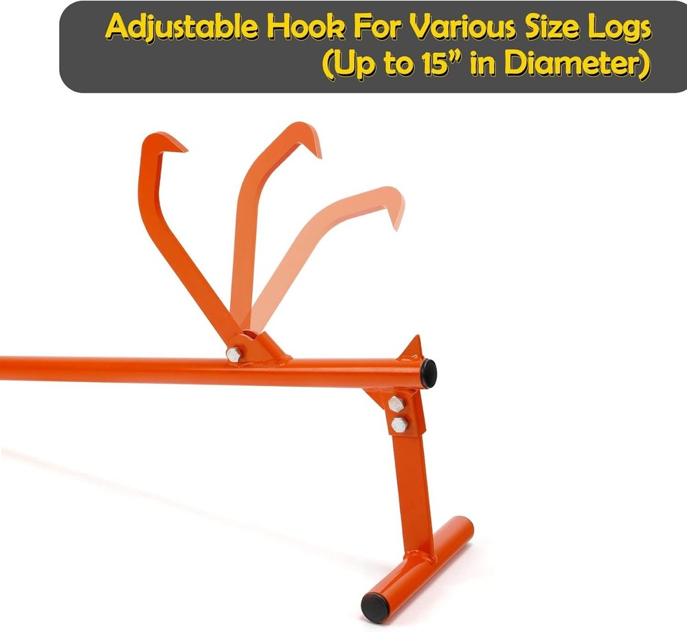 Timberjack Log Roller with Ergonomic Handle for Lifting and Moving Logs