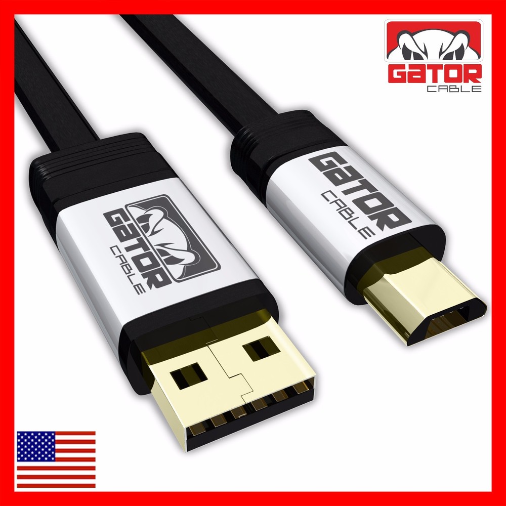 Micro USB Charger Cable Data Sync Powered For Samsung Android HTC LG Motorola