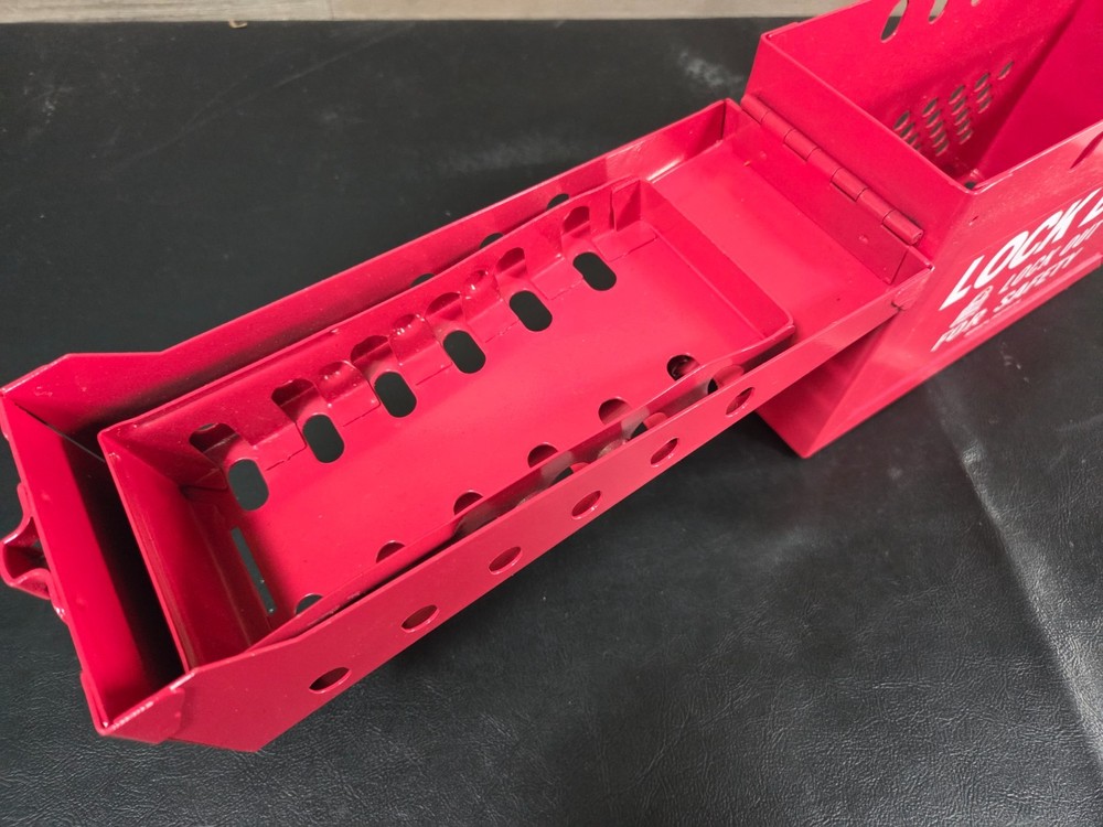 Brady Red Safety Lockout Box