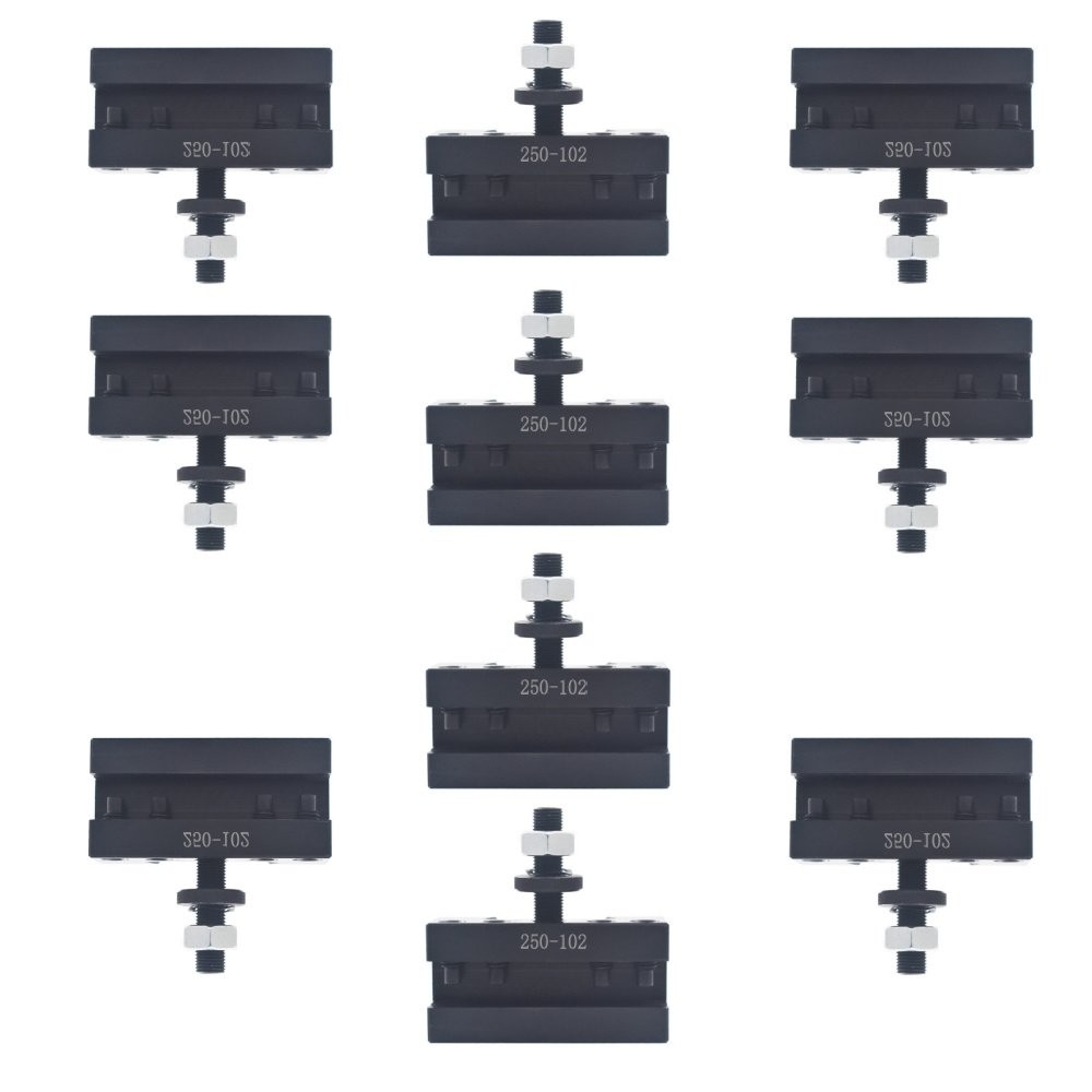 10 Pcs Quick Change Tool Post Boring Turning Holder AXA 2# 250-102 6-12"