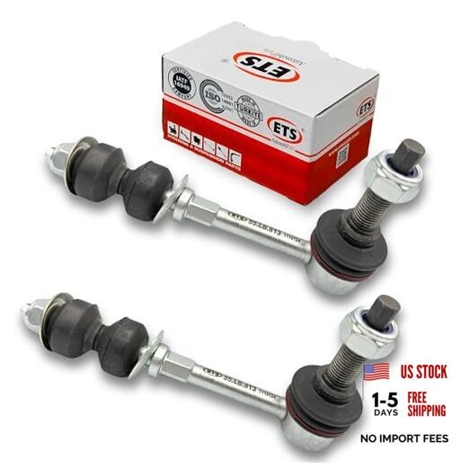 2Pc Front Stabilizer Sway Bar End Link Kit Fits 2007-2010 Dodge Ram 3500 RWD