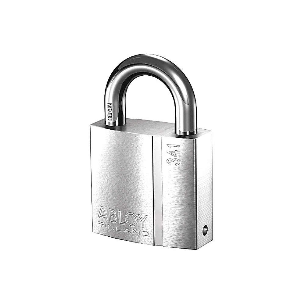 ABLOY PL341/25B-KD Keyed Padlock,1 3/32 in,Rectangle,Silver 35GP63