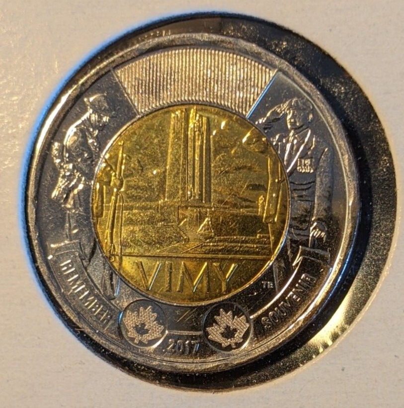 CANADA 2 DOLLARS 2017 "VIMY" BU