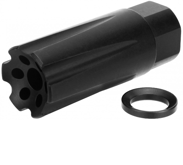 9mm Linear Comp Muzzle Compensator Nitride USA Made Steel 1/2X28 For Bolt Rifle