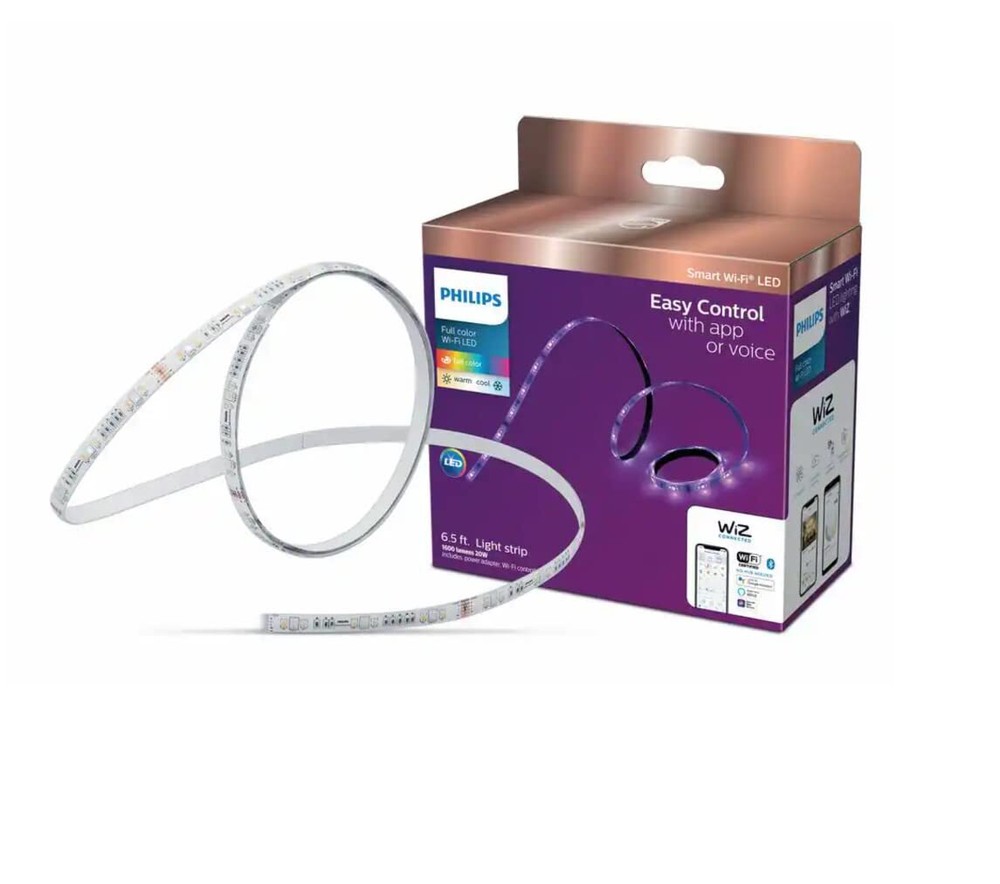 Smart WiFi Color Changing LED Light Strip Dimmable Compatible with Alexa Google