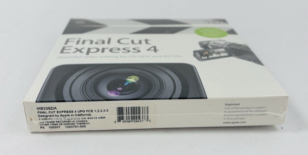 NEW SEALED Apple Final Cut Express 4 Upgrade - Video Editing Software Mac