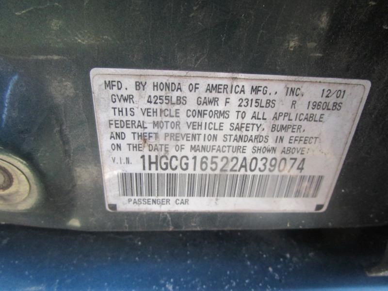 2002 Honda Accord Temp Control Module