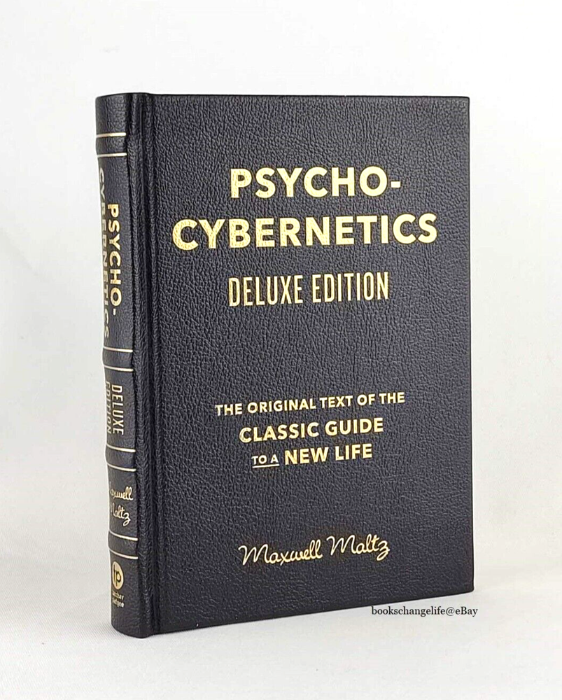 PSYCHO-CYBERNETICS by Maxwell Maltz Leather Bound Classic Deluxe Edition NEW