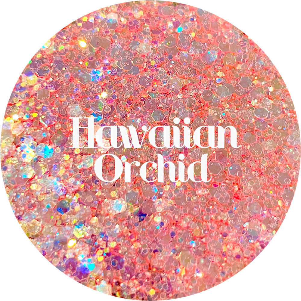 Premium Polyester Glitter - Coral Chunky Mix