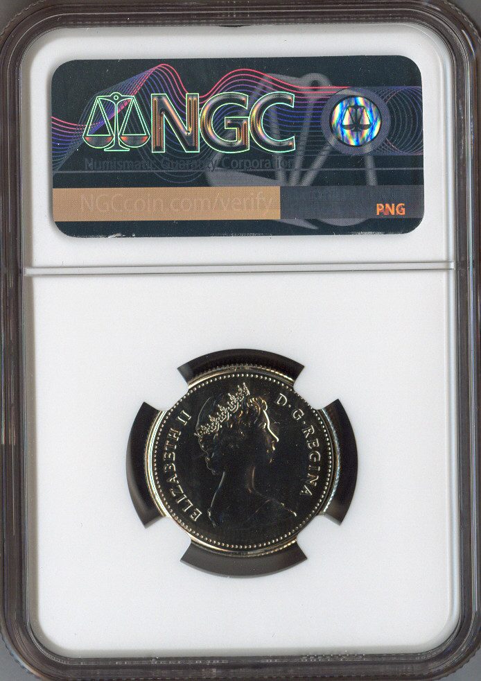 1981 Canada 25 Cents NGC MS68 MAC Quality