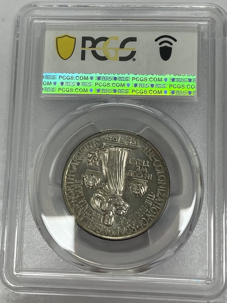 1937 Roanoke Commemorative Silver Half Dollar PCGS MS64