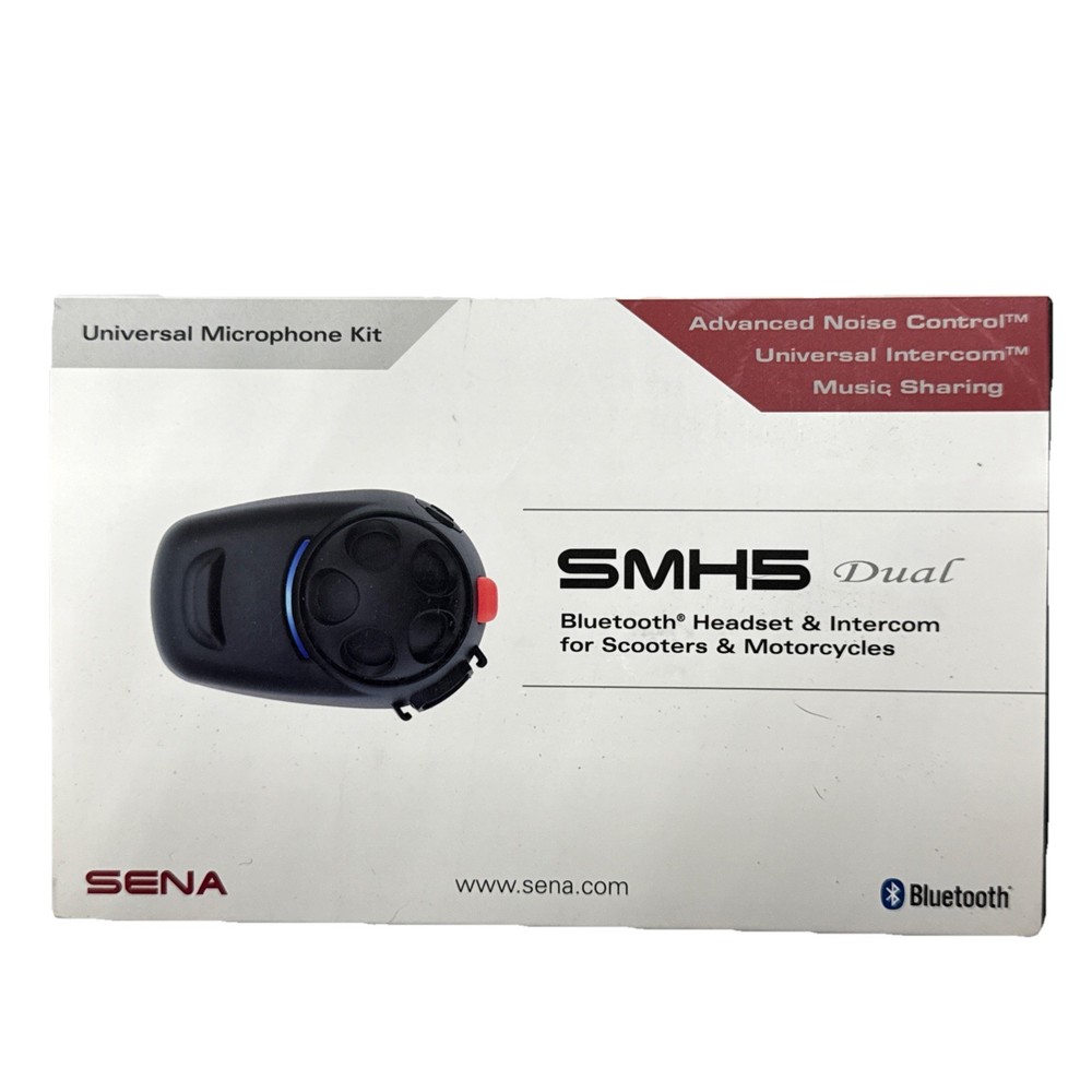 Sena SMH5 Dual Bluetooth Motorcycle Scooter Communication System