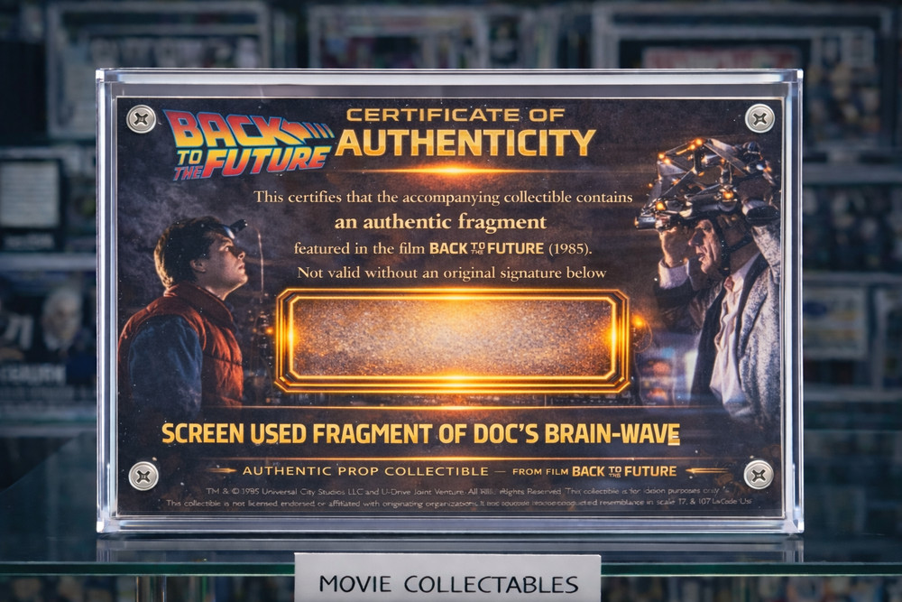 Screen-Used Back to the Future Prop Fragment – Doc Brown Brain-Wave Analyzer
