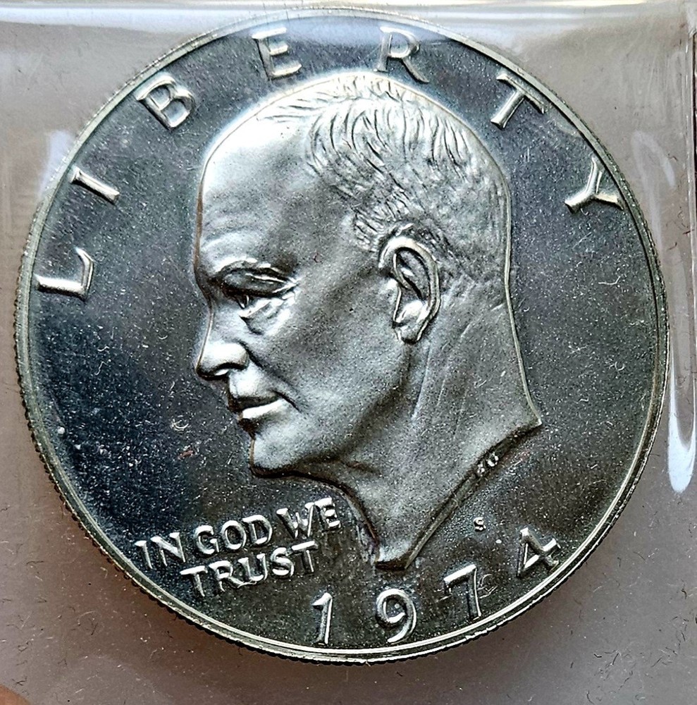 1974-S Proof IKE $1, 40% Silver