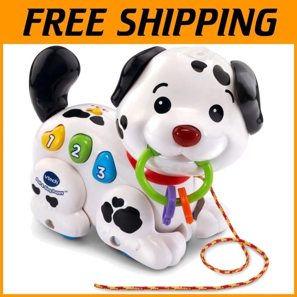 Interactive Pull and Sing Puppy Toy