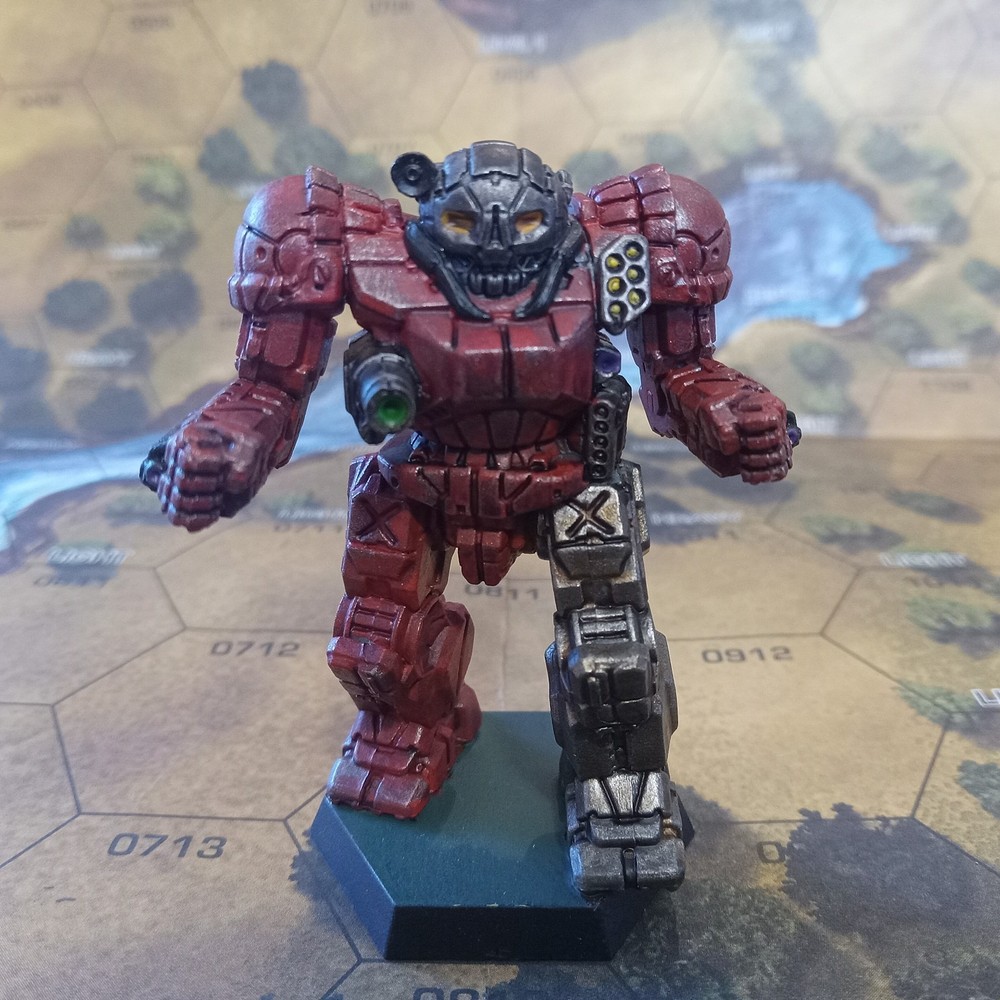 Battletech, Hansen's Roughriders Battle Lance, Partial Custom Painted.