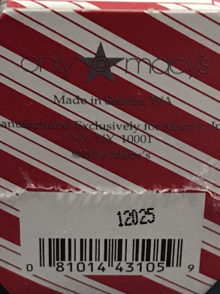 HTF Exclusive 2014 Macys Frango Candy Cane Chocolates Mini Collectible Container