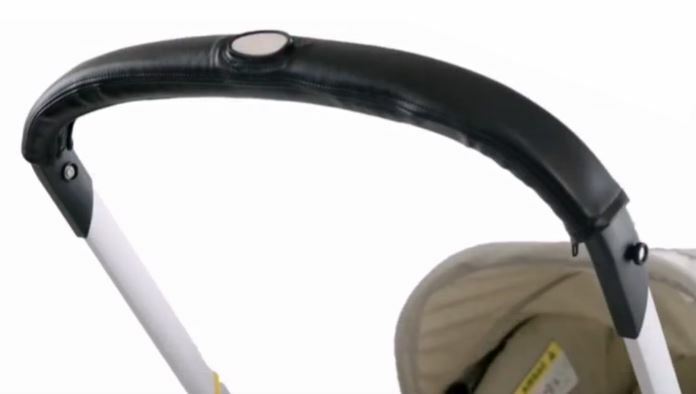 PU Leather Handle Cover for Stroller - Compatible with Doona