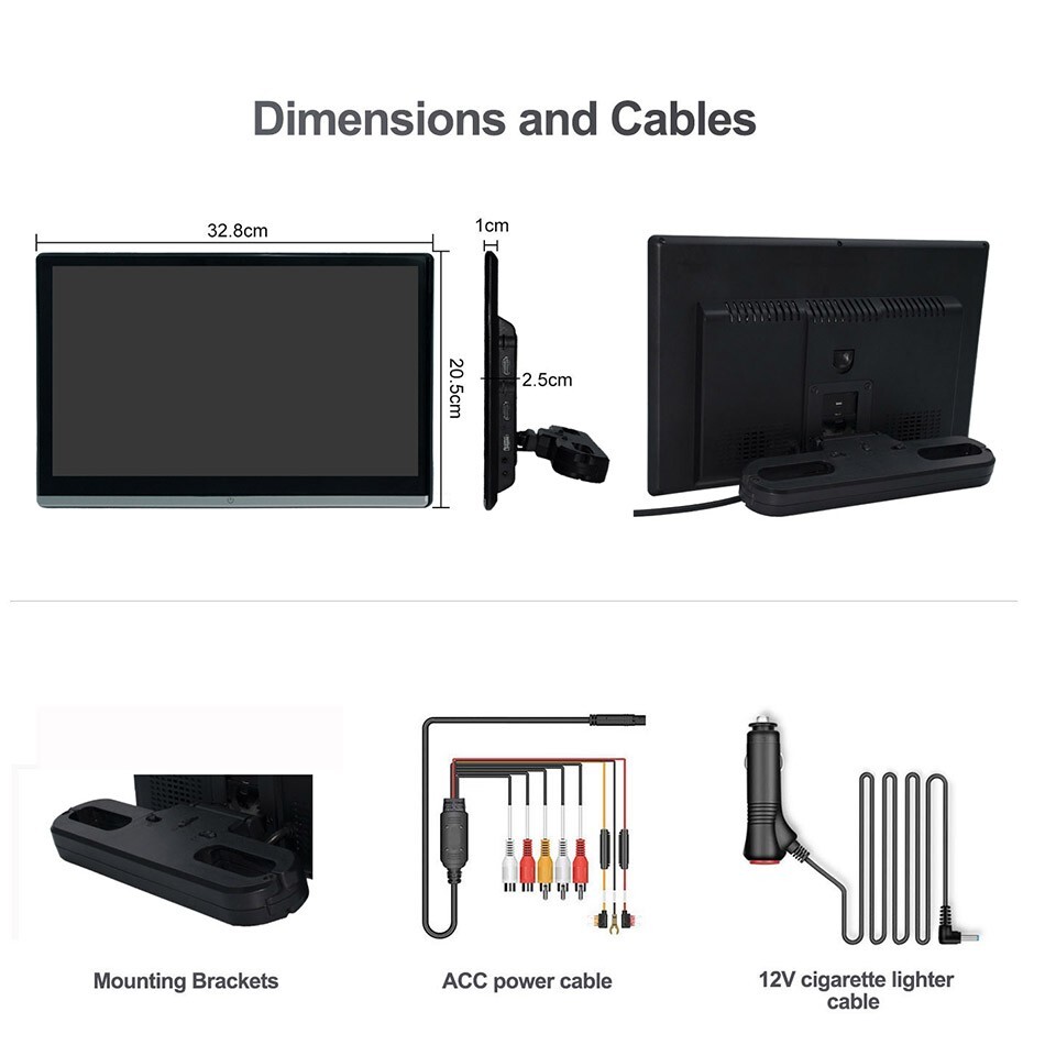 Android Headrest HDMI Screen For Range Rover Evoque 2019 Rear Seat Entertainment