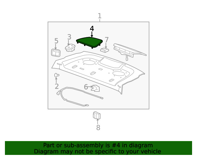 Genuine GM Speaker Grille 15255117
