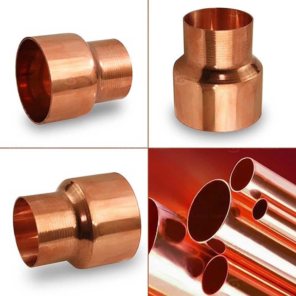 End Feed Pipe Reducer Coupling Copper Reducing Fitting 8mm 10mm 15mm 22mm-159mm