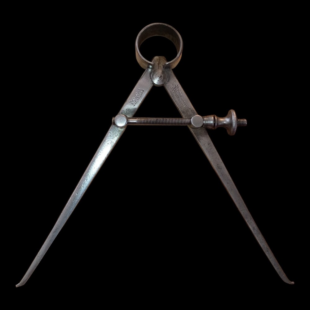 Starrett 73a-5 Yankee Spring-type Inside Caliper, 5" Size