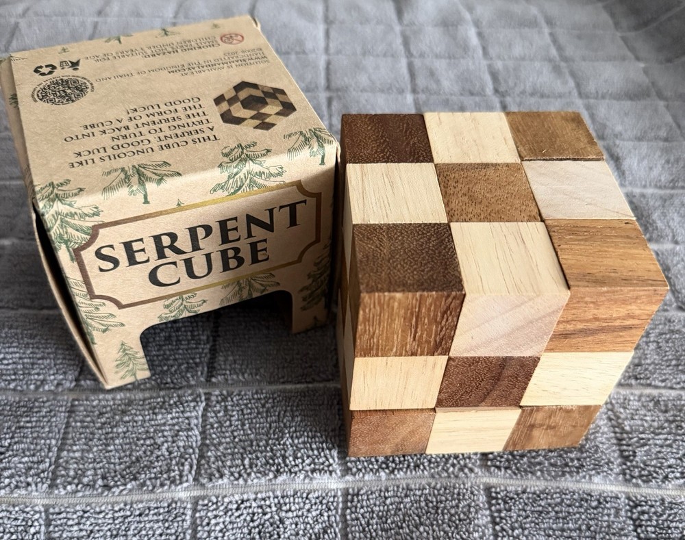 Serpant Cube Puzzle-New