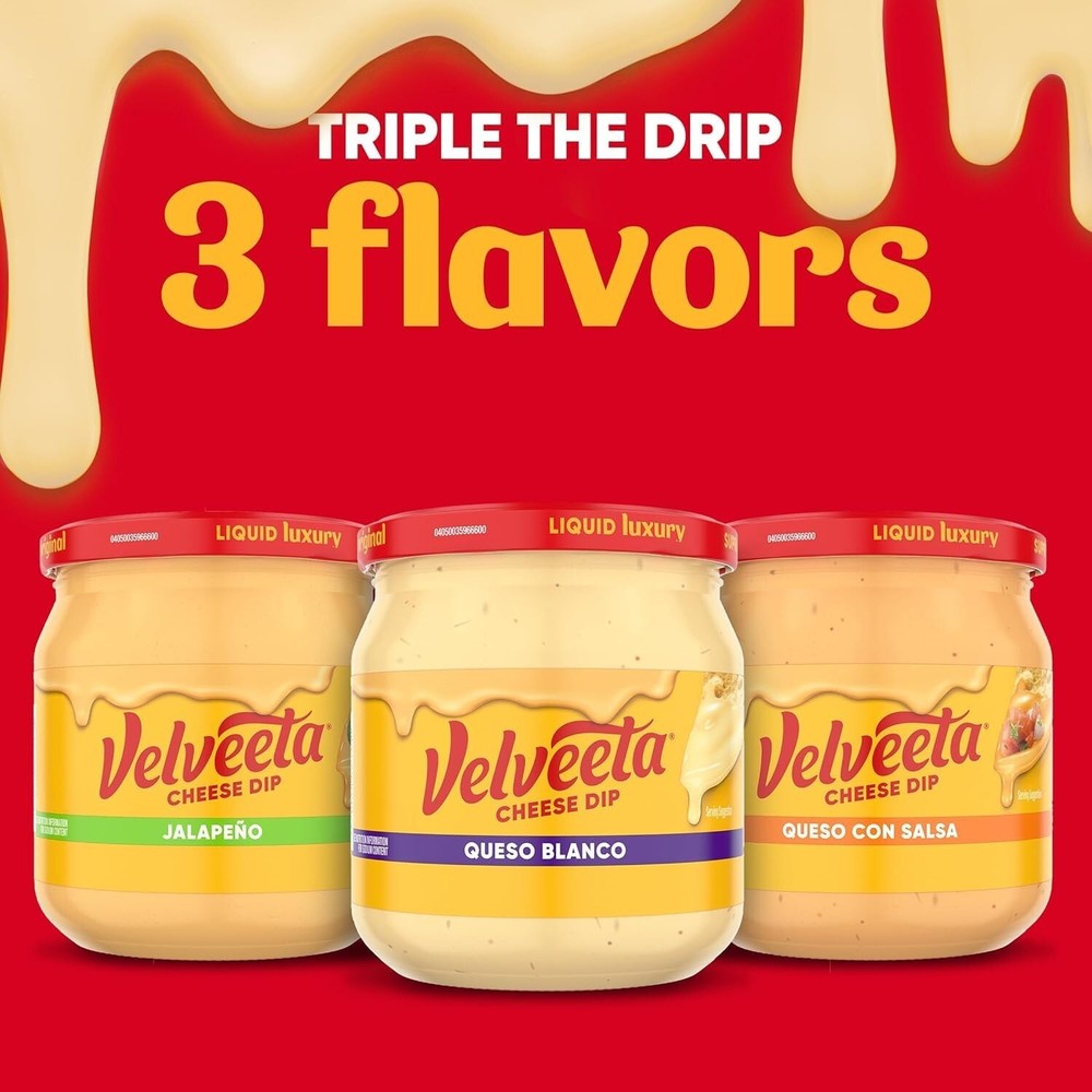 Velveeta Queso Blanco Cheese Dip, 15 oz Jar