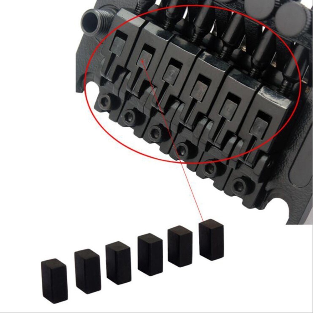 For Floyd Rose Bridge Saddle Insert Block Locking Metal String Sturdy 6*