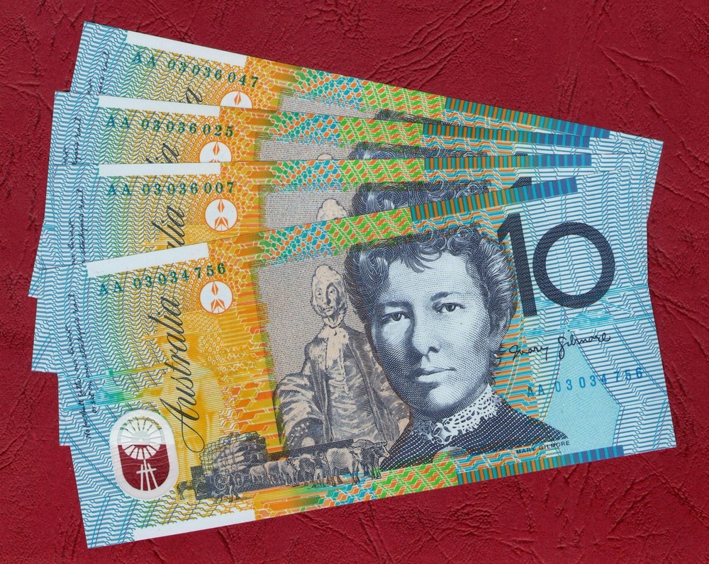 AUSTRALIAN BANKNOTE $10 TEN DOLLARS 2003 FIRST PREFIX AA03 UNC