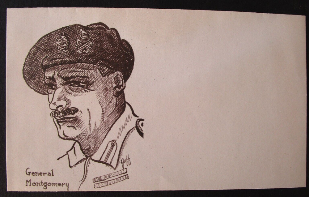 GENERAL MONTGOMERY - Original WW2 Patriotic Cover