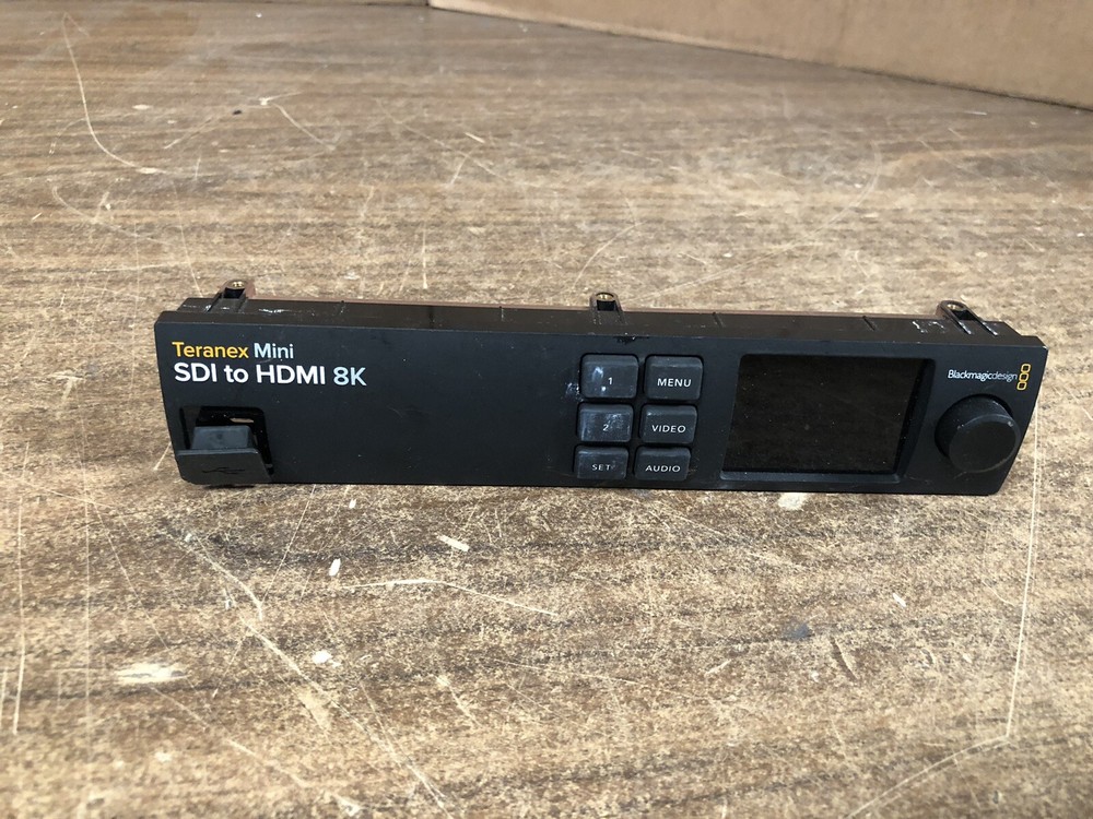 Blackmagicdesign Front Cover Panel Display Teranex Mini SDI to HDMI 8K