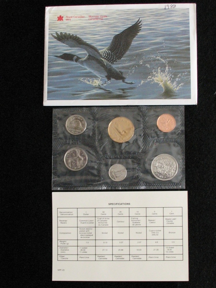 1988 CANADA PROOFLIKE MINT SET * WITH ORIGINAL MINT PACKAGING *