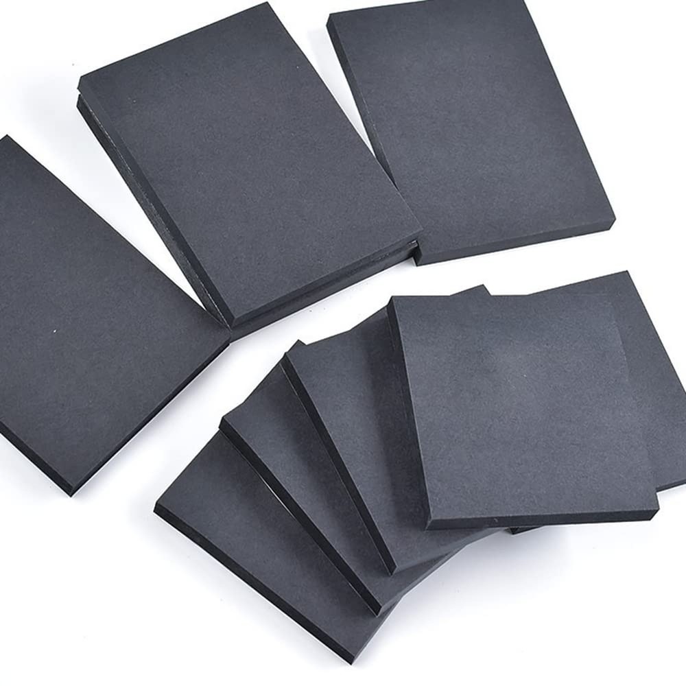 Black Sticky Notes Self-Stick Note Pads Easy to Post for Office, School, Home...