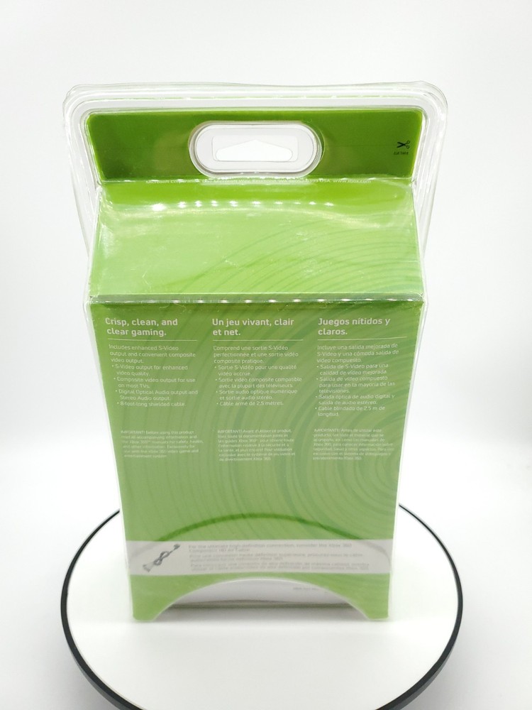 Microsoft S Video and AV Cable for Xbox 360