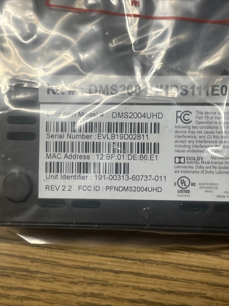 LOT 2 - Evolution Digital HD Set Top Box DMS2004UHD