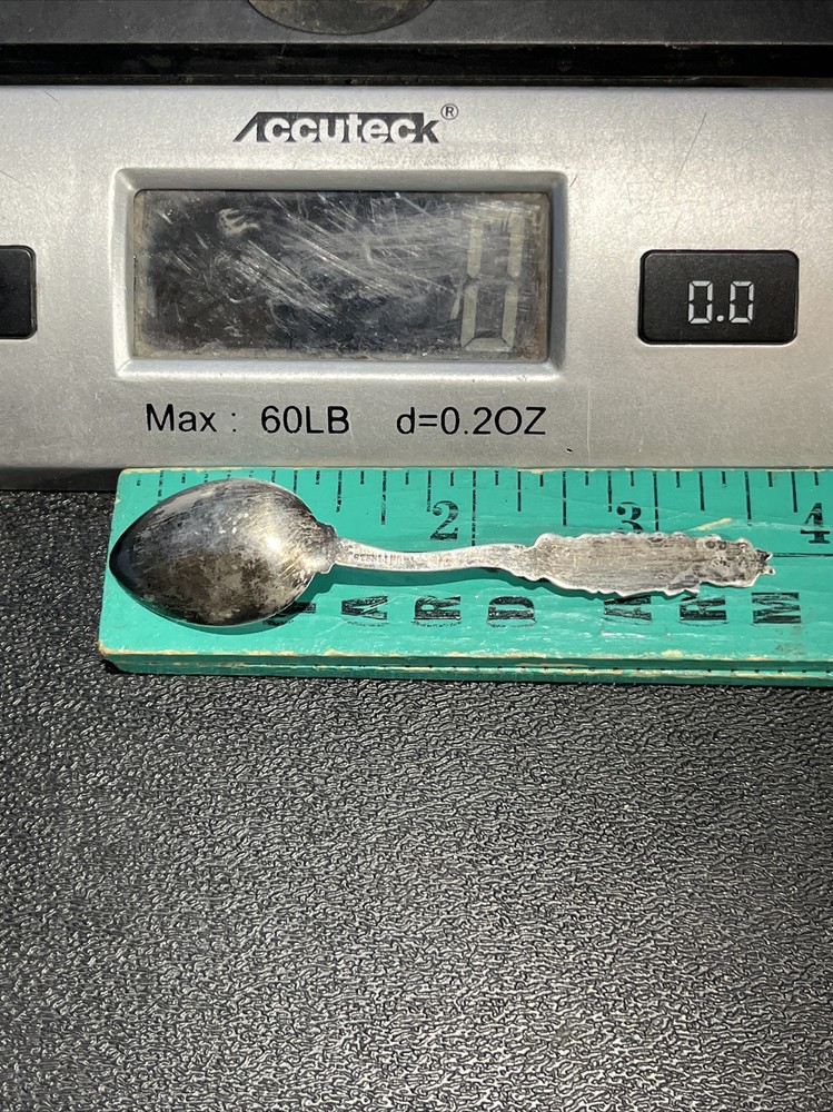 Vintage 5 Gram Sterling Silver Easter Souvenir Spoon.