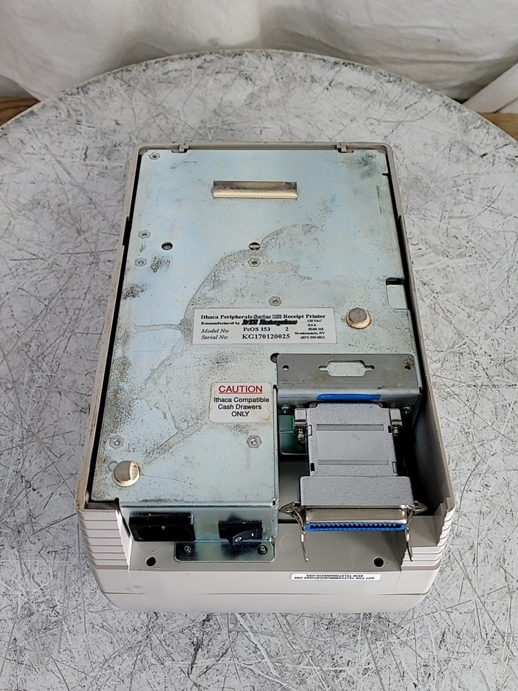 DTS Ithaca Series 150 PcOS 153 Impact Receipt Printer SEE NOTES