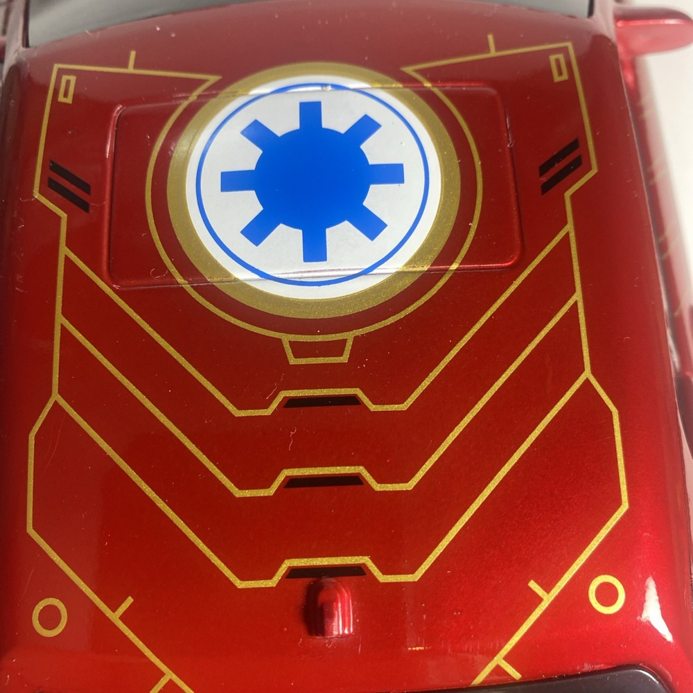 Jada Marvel Iron Man 2019 Dodge Challenger SRT RC Remote Control Car Works!
