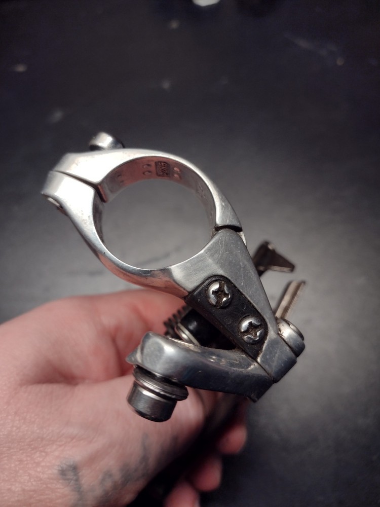 Shimano Compact Triple Front Derailleur Stx RC Silver 28.6