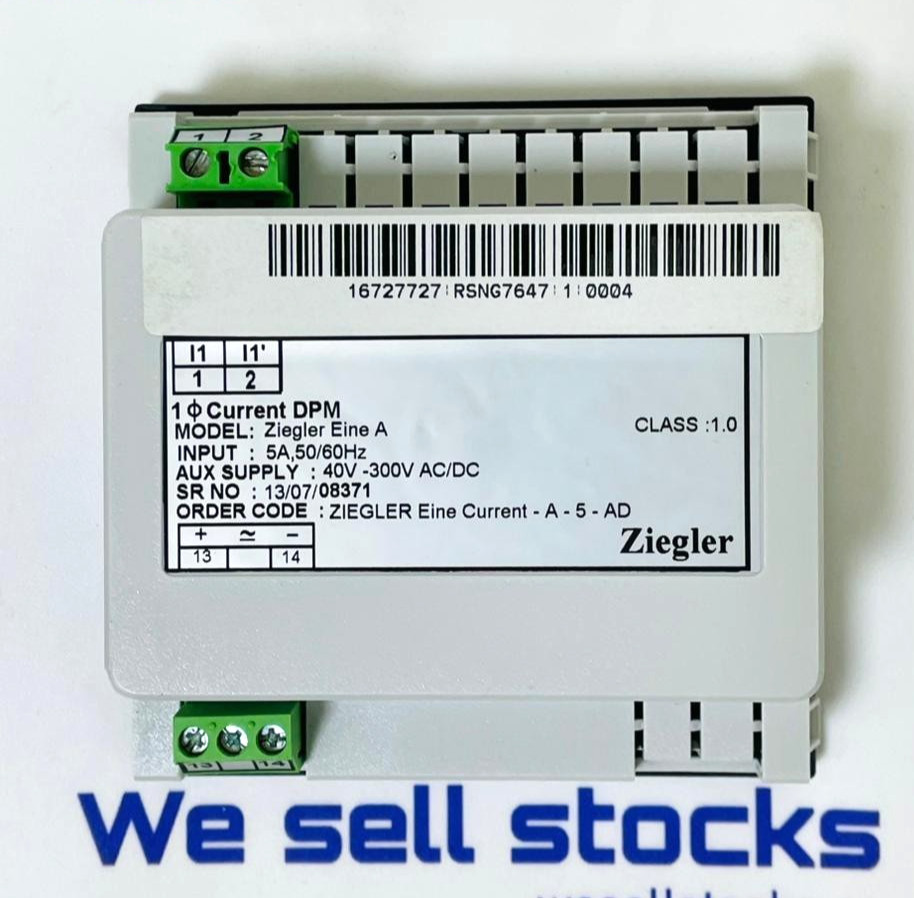ZIEGLER EINE A Digital Panel Meter P656405AZEG