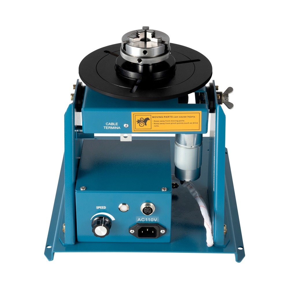 Rotary Welding Positioner Table with Adjustable Speed and Tilting Angle