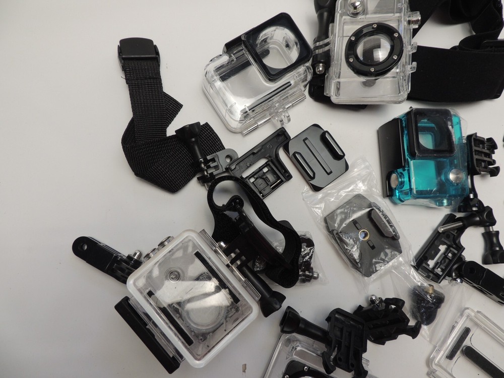 Action Camera Case & Accessories Lot