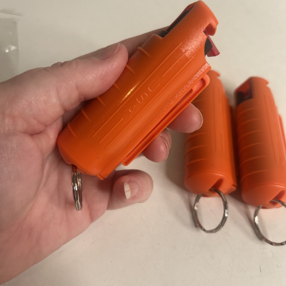 3-Pepper Spray Keychains New